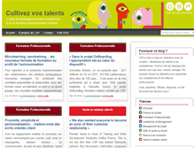 Tablet Screenshot of cultivezvostalents.fr